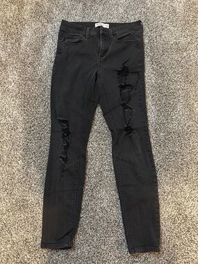 Mudd Black Distressed Skinny Jeans